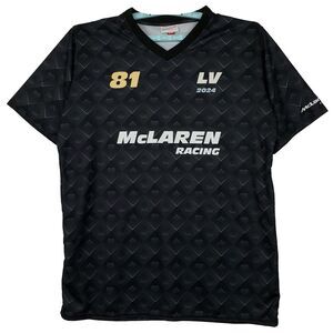 McLaren‎ Racing Mitchell & Ness 2XL XXL Jersey Shirt Piastri #81 Black Grey NWT